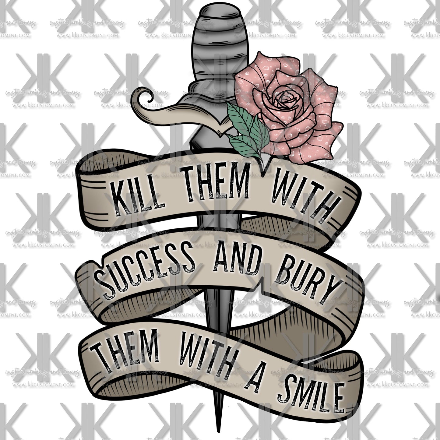 KILL THEM WITH SUCCESS DTF ( 2 COLORS AND POCKET OPTION)