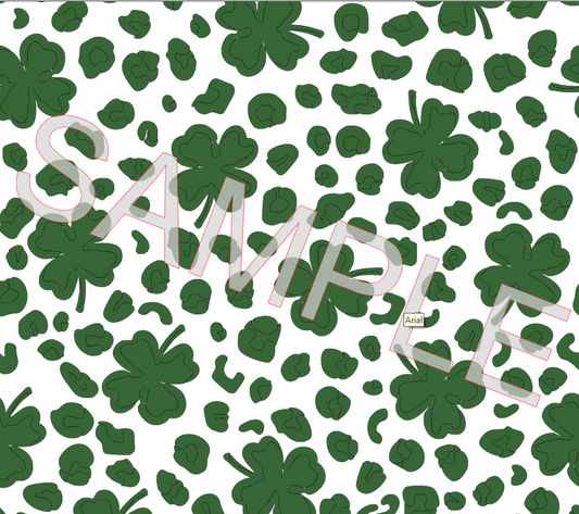 LEOPARD CLOVER SVG **Digital Download Only**