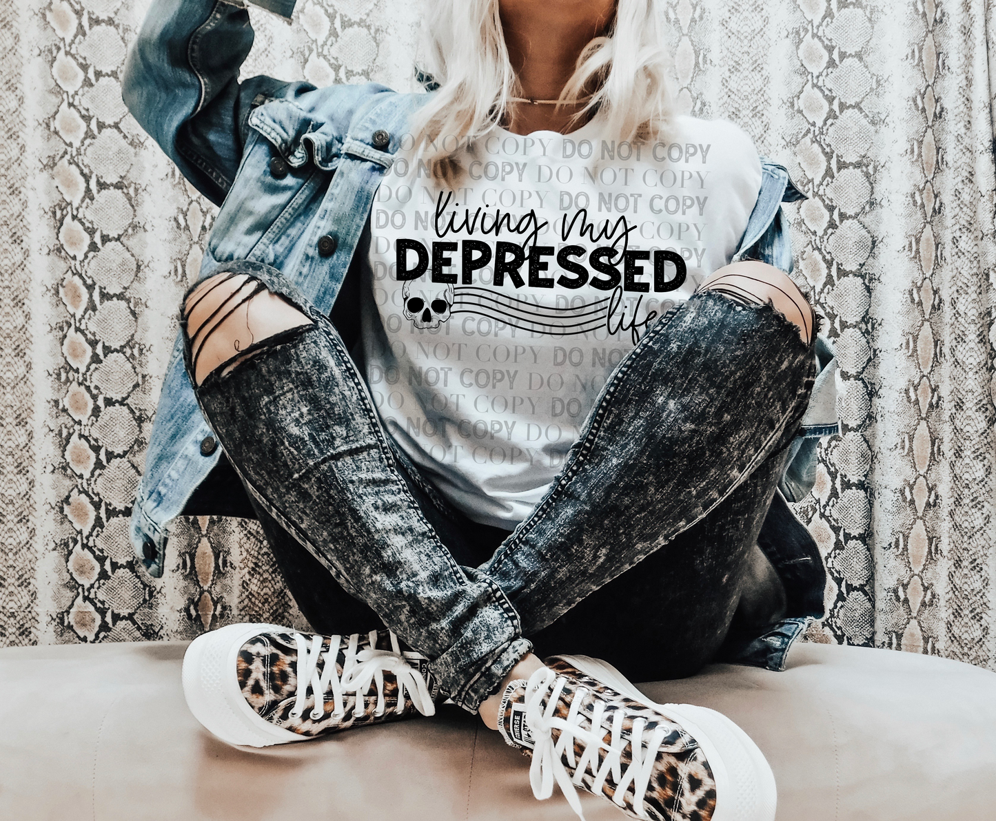 LIVING MY DEPRESSED LIFE DTF (MUTIPLE OPTIONS)