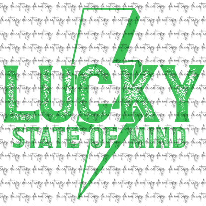 LUCKY STATE OF MIND DTF (MULTIPLE OPTIONS)
