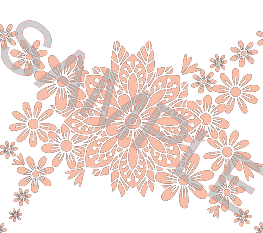 MANDALA FLOWERS SVG **Digital Download Only**