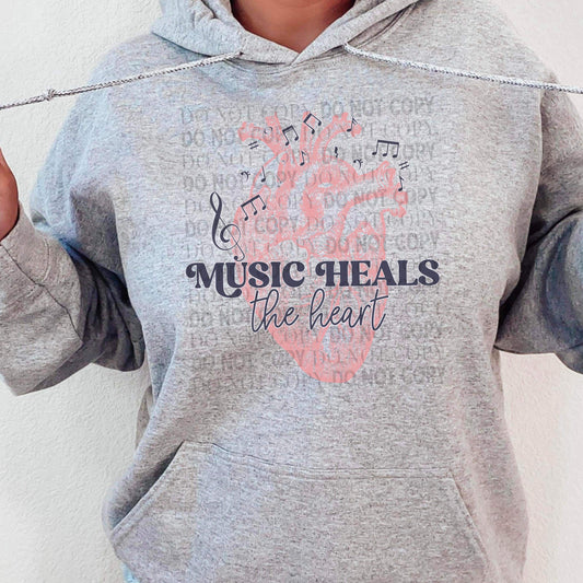 MUSIC HEALS THE HEART DTF