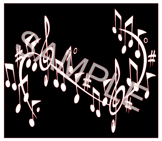 MUSIC NOTES SVG/PNG **Digital Download Only**