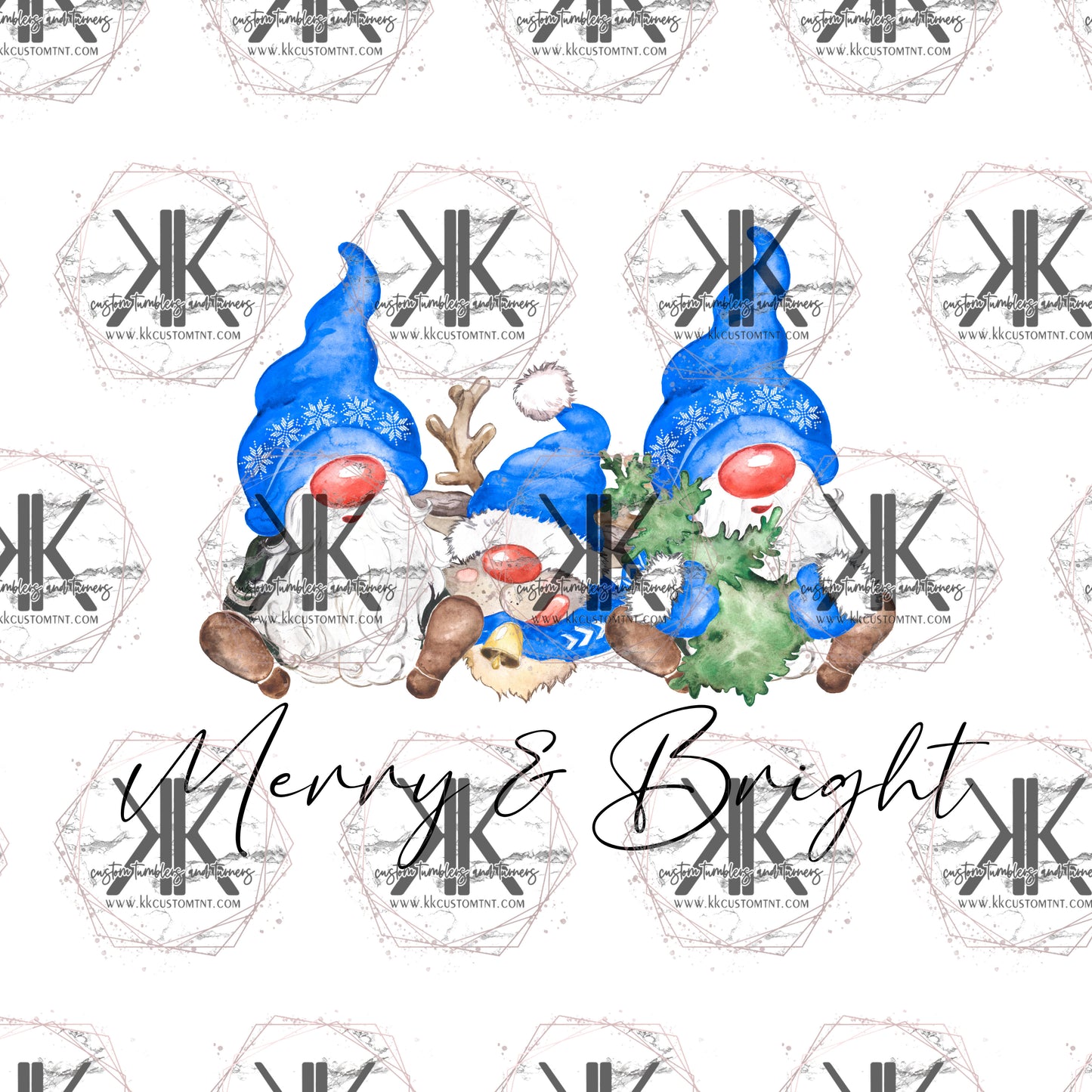 Merry & Bright Gnomes PNG **Digital Download Only**
