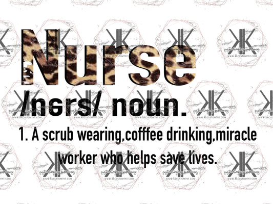 NURSE-NOUN **Digital Download Only**