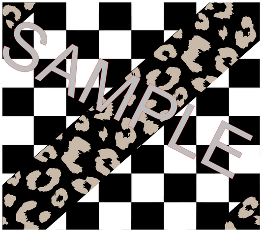 PLAID LEOPARD SWIRL SEAMLESS SVG **Digital Download Only**