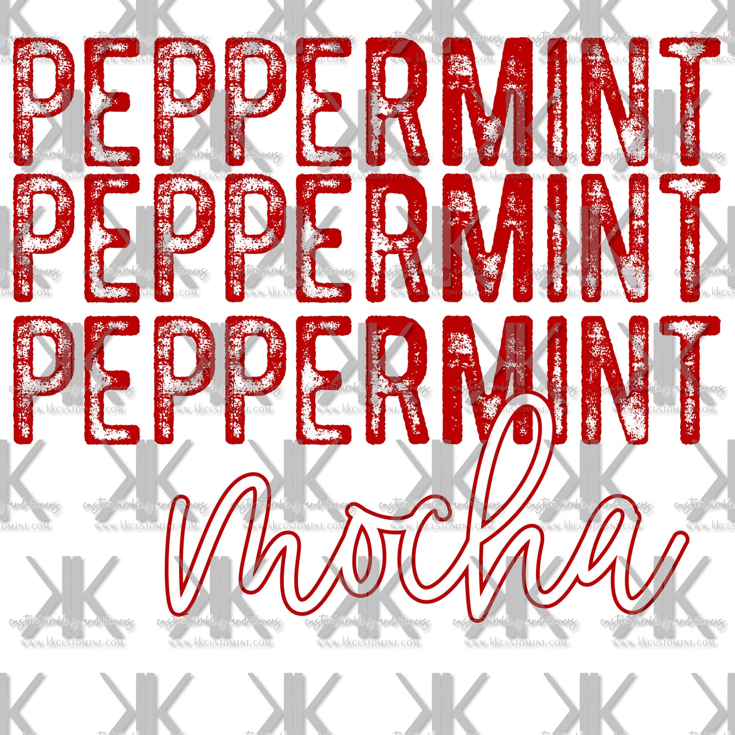 PEPPERMINT MOCHA DTF (WITH POCKET OPTION)