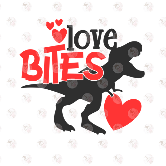 Love Bites Dino Full and Half Sheets PRINT ONLY