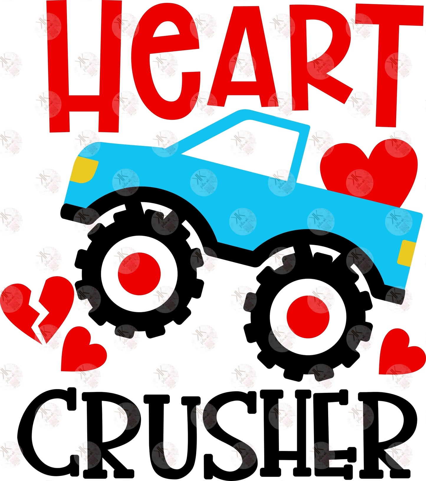 Heart Crusher Full and Half Sheets PRINT ONLY