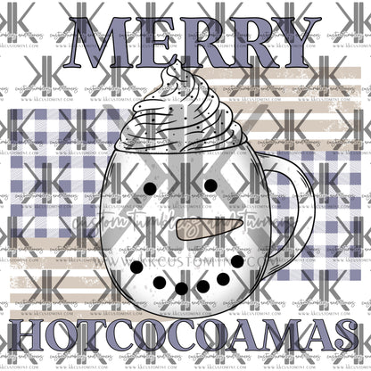 MERRY HOT COCOAMAS (PURPLE/TAUPE)  DTF