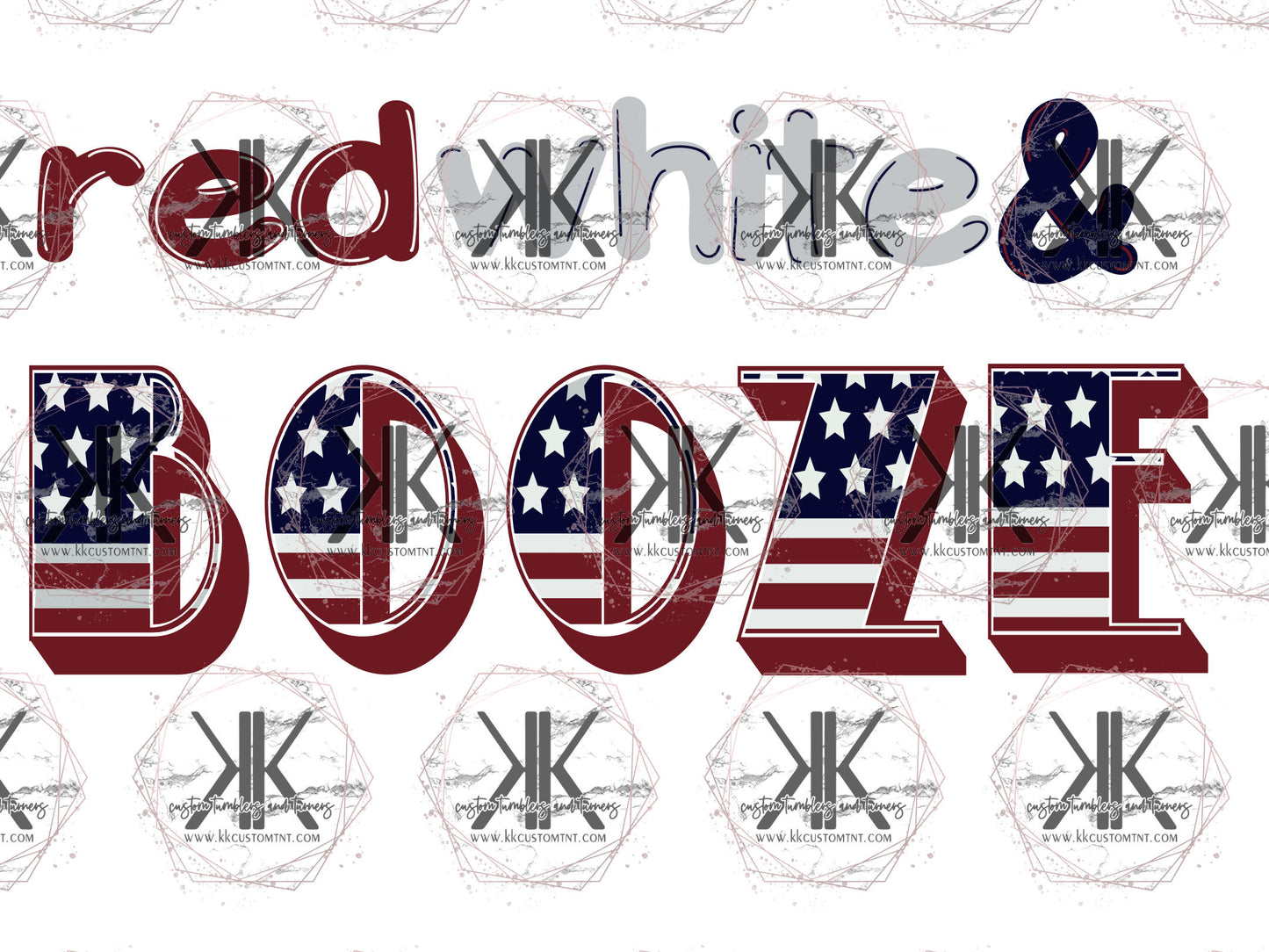 RED WHITE & BOOZE **Digital Download Only**