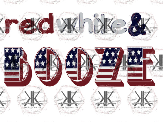 RED WHITE & BOOZE **Digital Download Only**