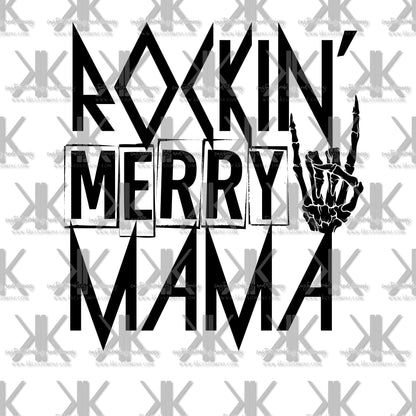 ROCKIN MERRY FAMILY DTF (MULTIPLE OPTIONS)