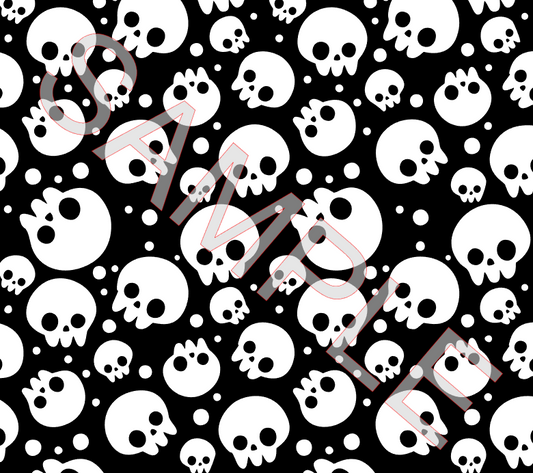 SCATTERED SKULLS  SVG **Digital Download Only**