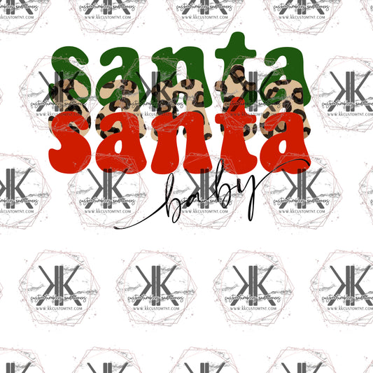 Santa baby PRINT ONLY