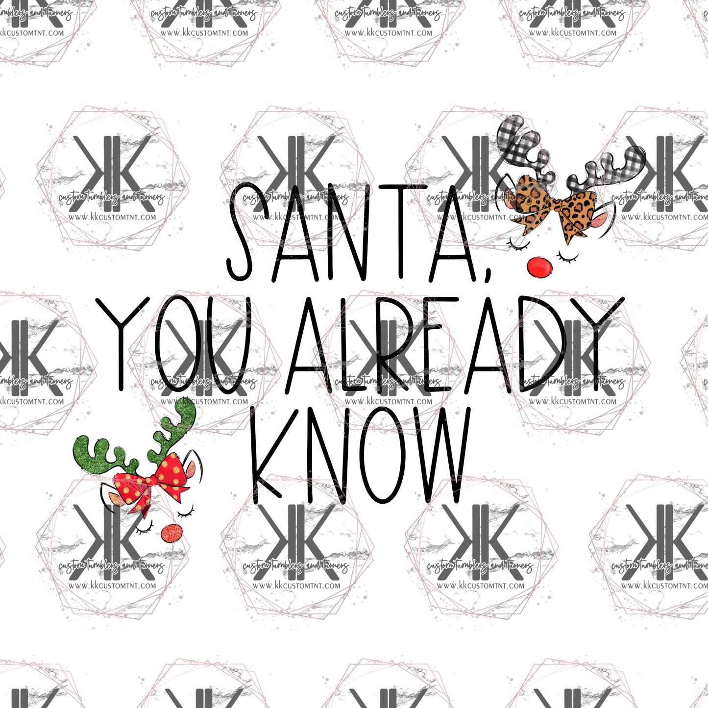 Santa You Already Know PNG **Digital Download Only**