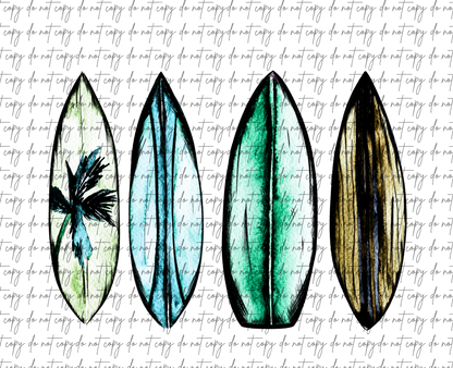 I DONT PRACTICE SANTERIA SURF BOARDS DTF (MULTIPLE OPTIONS)