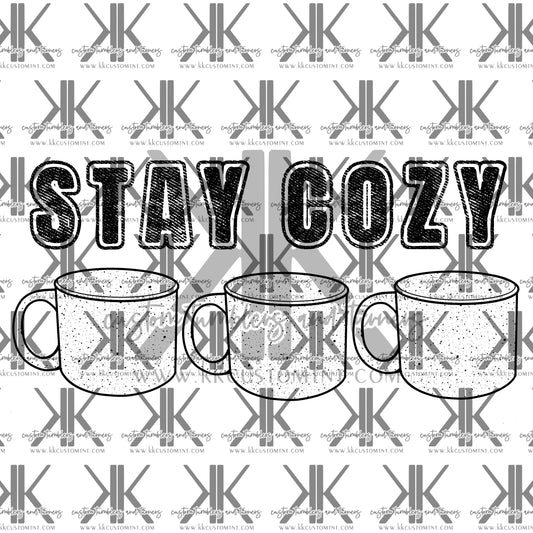 STAY COZY MUGS DTF