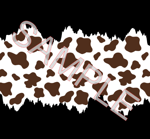 TORN COW PRINT SVG **Digital Download Only**