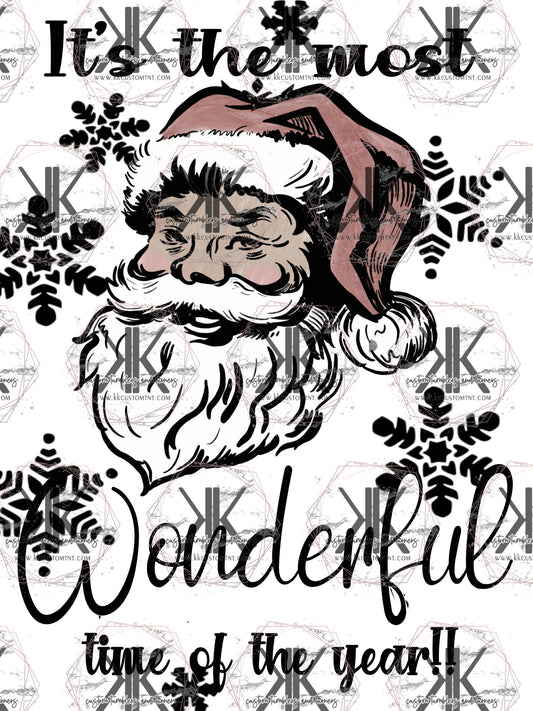 Most Wonderful- Santa PNG **Digital Download Only**