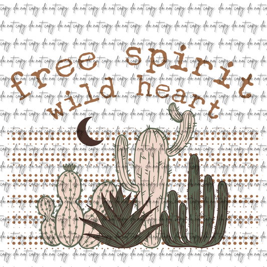 FREE SPIRIT WILD HEART DTF