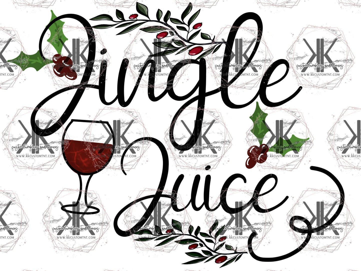 Jingle Juice PNG DTF