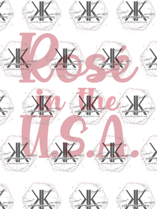 ROSE' IN THE USA **Digital Download Only**