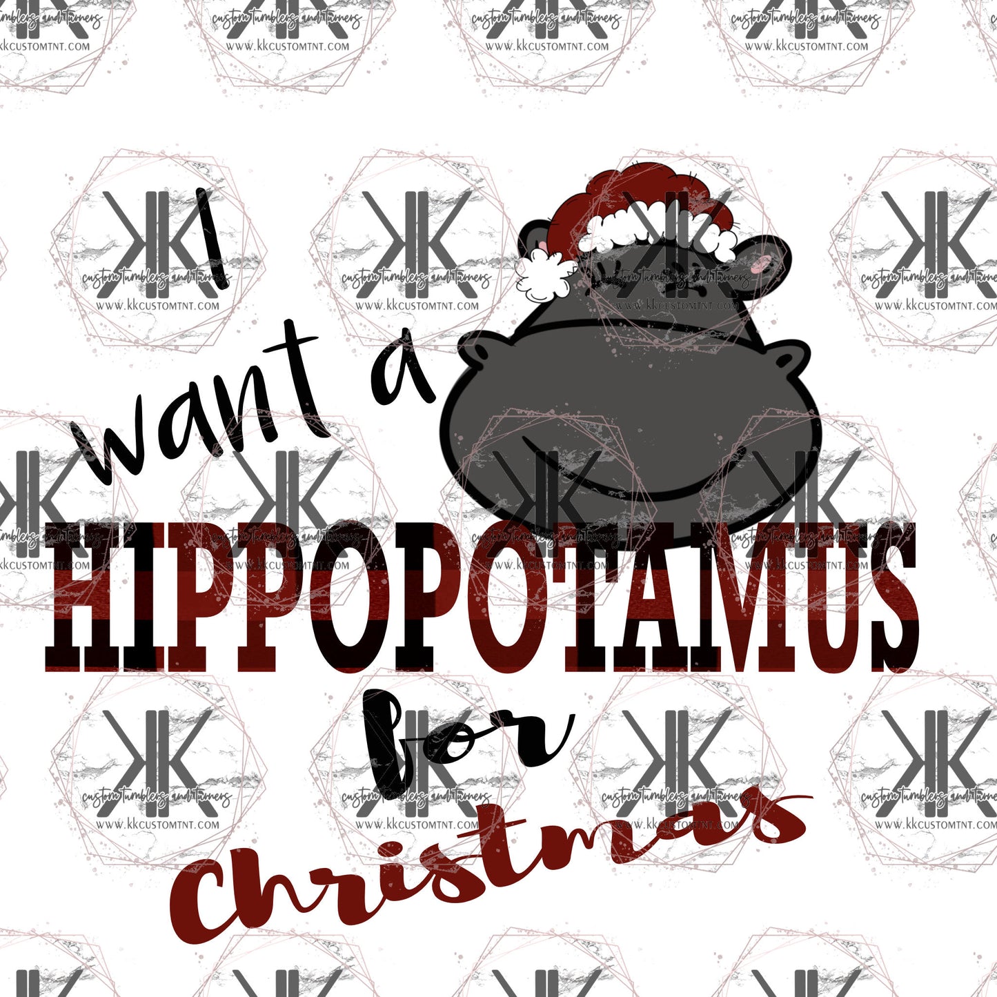 I Want a Hippo PNG **Digital Download Only**