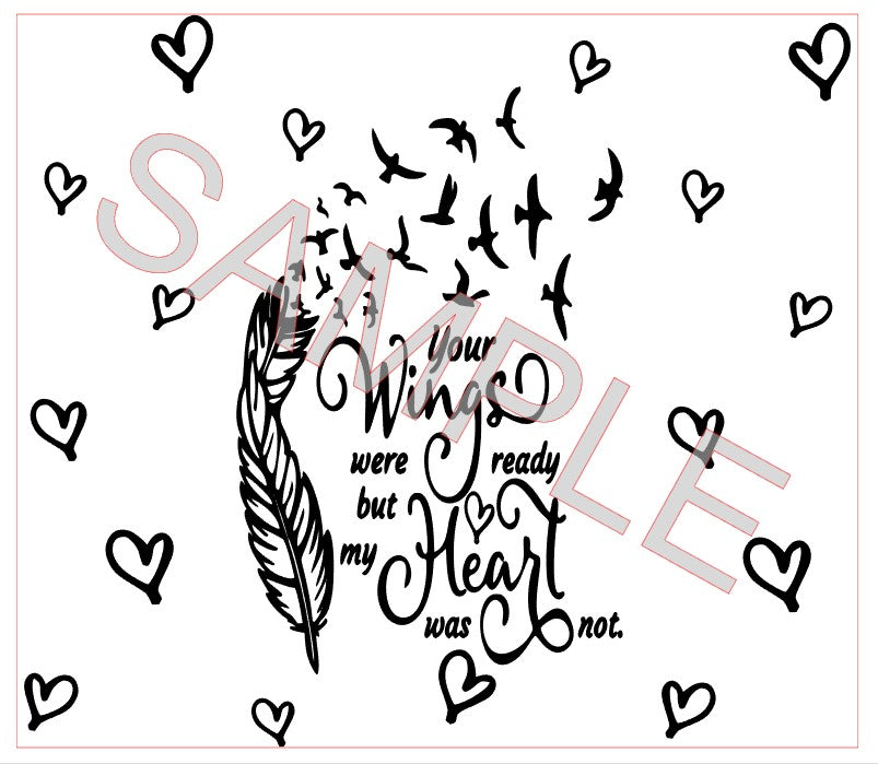 YOUR WINGS SVG **Digital Download Only**