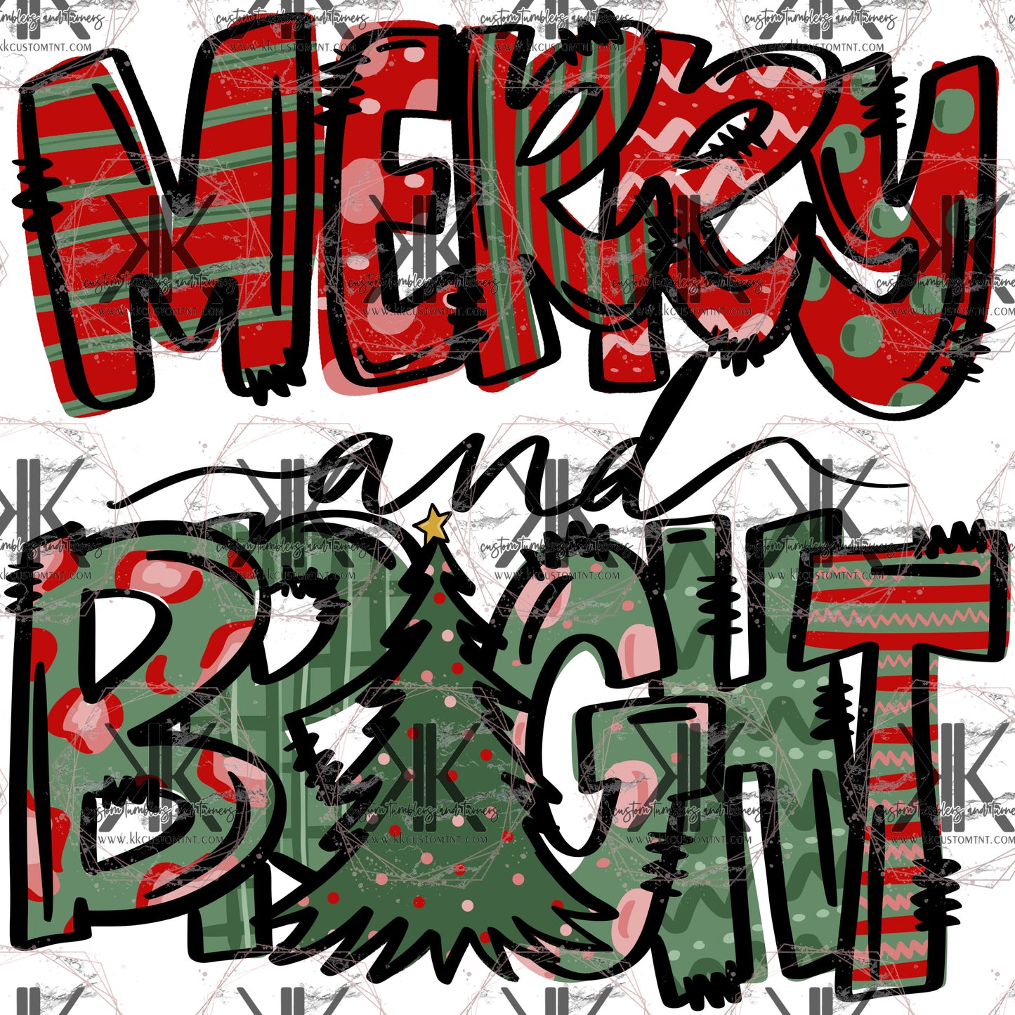 Merry & Bright PRINT ONLY
