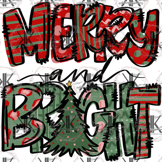 Merry & Bright DTF