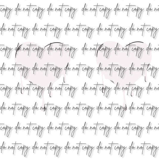 DRIPPY HEART BOOBS DTF ( 2 COLOR OPTIONS)