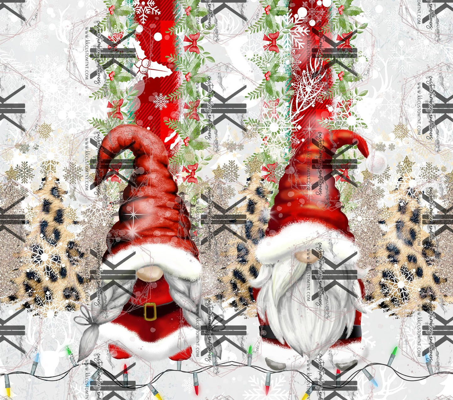 Santa Gnomes Sublimation Print/Custom