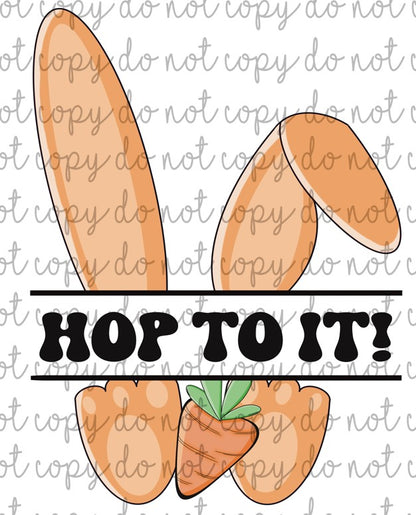 HOP TO IT X 2 PNG *Digital Download Only**