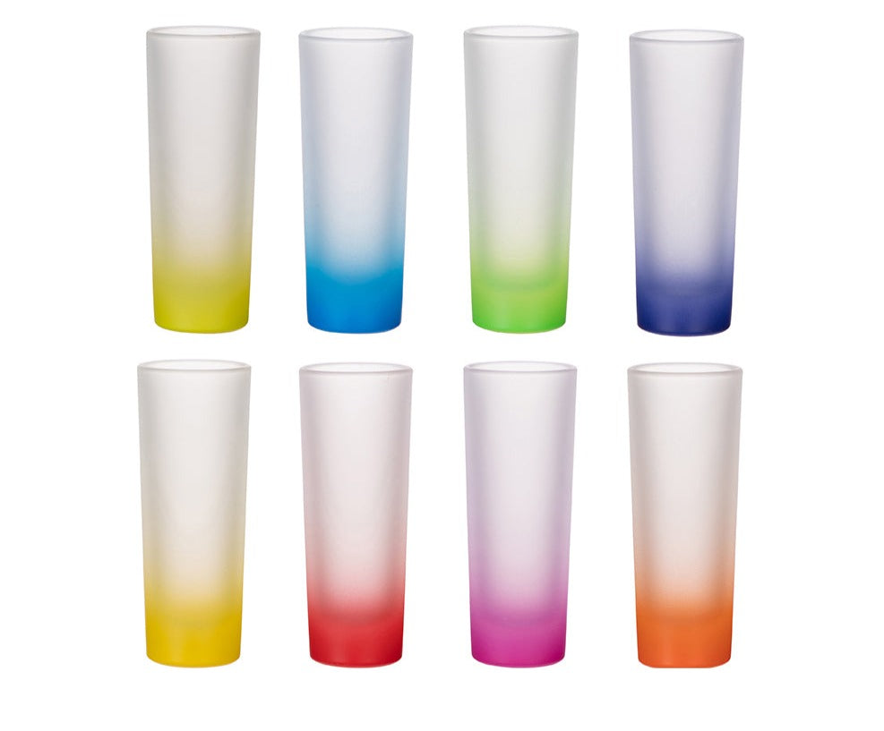3ozFrosted Shot Glass for Sublimation w/OMBRE
