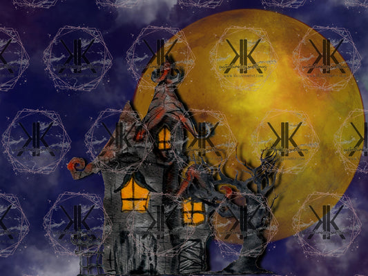 SPOOKY HOUSE MOON**Digital Download Only**