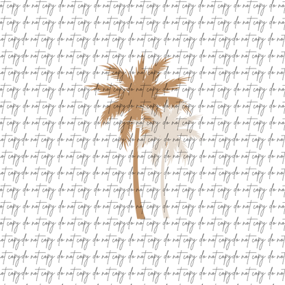 SUMMER VIBES PALM TREES DTF (W/POCKET OPTION)