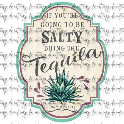 SALTY TEQUILA UVDTF DECAL