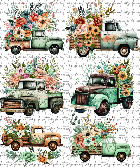 FLORAL VINTAGE TRUCK BUNDLE